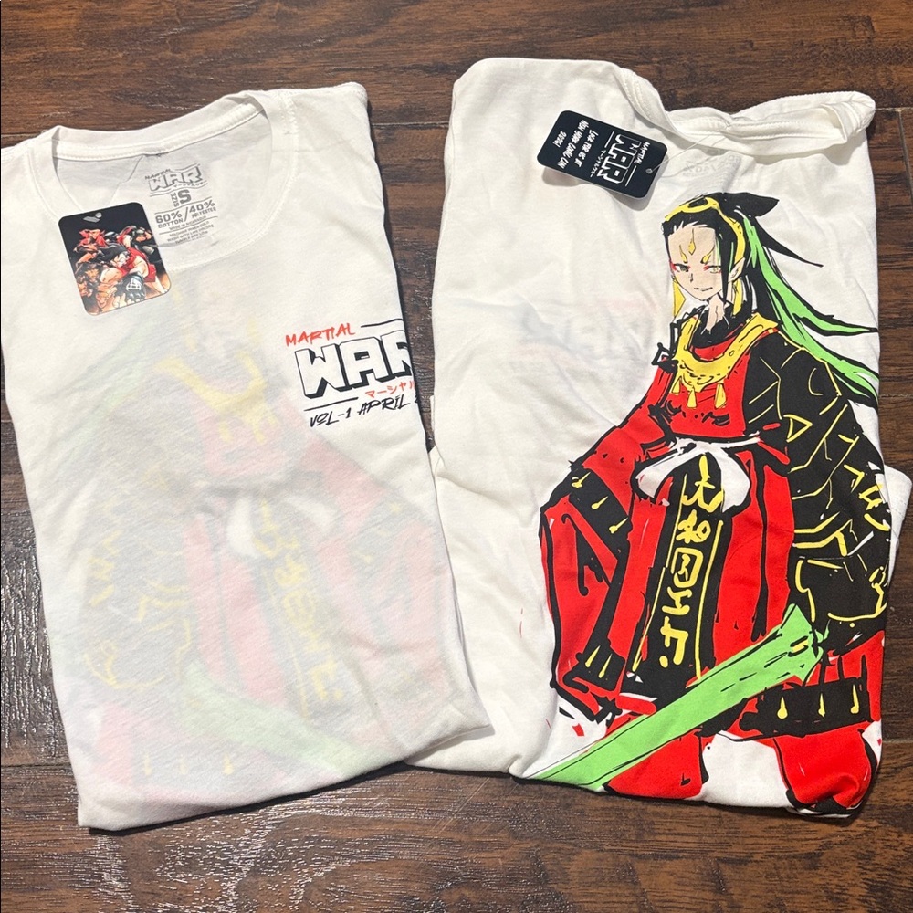 FANATICS FEST NYC Martial War Vol 1 April 2027 Graphic Tshirts size S SET OF 2